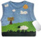 New Knitted Sweater Pattern Mouse Pad, Cute Sweater Vest Print Mouse Pad, Nice and Cute Desk Decor with Non-Slip PU Base for Home Office Working Studying (G, 23 * 23cm)