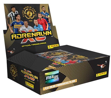 Panini Clubs World Cup 2025 Trading Cards Game Box con 24 custodie