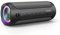 Snapbuy Bluetooth Lautsprecher Pro/Kraftvoller Stereo Sound / IPX7 Wasserdicht/Freisprechfunktion/Optionales LED Licht / 30h Akkulaufzeit(Schwarz)