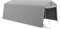 Outsunny Tente Garage carport 6,2 x 3,3 x 2,4 m, 2 aérations et 1 Porte, Acier galvanisé Robuste PE Haute densité 150 g/m² imperméable Anti-UV, Gris Clair