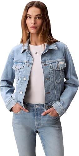 Calvin Klein Damen Ls Classic Trucker Coastal Light Lv047f672g Jacken
