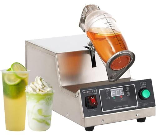 LHQYA 530-700ml Electric Bubble Tea Shaker, Automatic Cocktail Shaker, 280rpm Speed, 1-180s Timer, Even Mixing, Intelligent Control, for Tea, Juice, Coffee, and Milk Tea