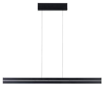 Paulmann 78474 LED Pendelleuchte Raiko RGBW+ dimmbar 2300lm / 370lm 19W / 6W Schwarz