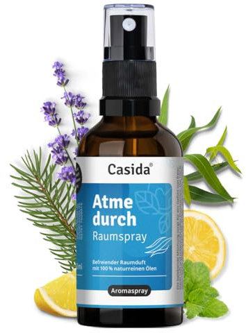 Casida Atme durch Raumspray – Raumduft Erkältungszeit & Eukalyptus – 50 ml