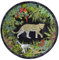 Les Jardins de la Comtesse - Grande piatto da cena in pura melamina - Jungle - Ø 28 cm - Nero/Verde - Servizio da tavola della collezione di stoviglie in melamina Quasi-Indistruttibili