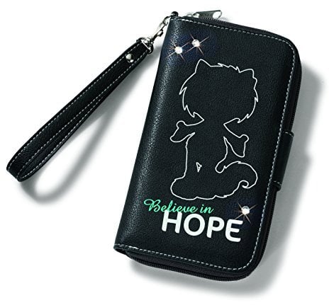 Nici 38116 - Geldbeutel Hope, 10 x 19 cm, schwarz/weiß