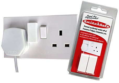 SwitchSafe Model 1. The Original Electric Socket and Light Switch Cover, Protector, and Guard to Prevent Accidental Switch Off