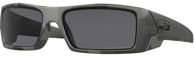 Oakley Homme Gascan Polarized Lunettes de Soleil, Multicamo Noir/Gris Polarisé, 60 mm