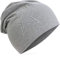 Miobo Kinder Slouch Beanie Mütze,Baumwolle,2Stern-Grau-M