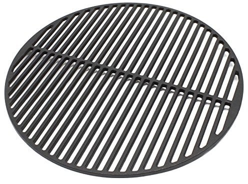 Wiltec Rejilla grill parrilla redonda hierro fundido Ø 54,5 cm asado barbacoa fuego brasas gas leña carbón