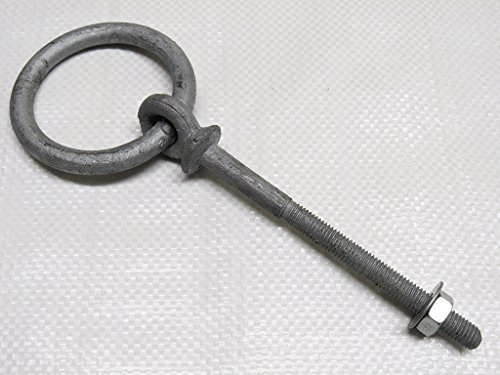 6MM X 63MM Galvanised Collared Eyebolt With Ring