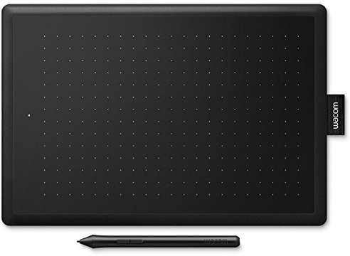 One by Wacom CTL-672 - Tableta gráfica de dibujo mediana con lápiz capacitivo para PC Mac