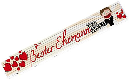 kaufdeingeschenk Zollstock 2 Meter Holz, Braun, Gehw√§rst√§nger