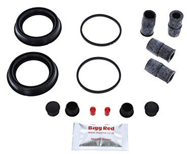 Bigg Red - Front Brake Caliper Repair Kit - Compatible with A5, TT, X1 E84, Z4 3.0, 3 Series, Rover Mg, C30, Vauxhall Signum, Vectra, Leon, C4,