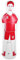 1,6 m Fußballtraining Dummy Freistoß Verteidiger Wand PVC Boxsack für Fußball Praxis Boxtraining(rot)