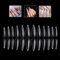 Mwoot 600 Stück Französisch Falsche Nagelspitzen, lange Stiletto scharfe enden künstliche Gefälschte Fingernägel Nail Tips für DIY Nagelstudios, 12 Größen