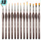 Pinceaux Peinture Professionnels Détail Pinceaux pour Acrylique Huile Aquarelle Nail Art Pinceau de détail Ensemble,13 pièces.