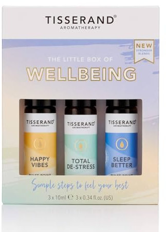Tisserand Aromatherapie Die kleine Schachtel des Wohlbefindens (Pulspunkt-Rollerball)