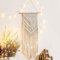 Makramee Wandbehang Boho Deko,Großer Quasten Woven Wanddeko Wandteppich,Handgemacht Böhmische Tapisserie Gewebte Handgefertigt Haus Dekoration Home Decor Wohnzimmer Schlafzimmer Dekor Raumdekoration