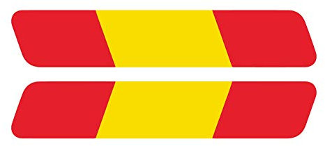 2X PEGATINAS BANDERA ESPAÑA PARA CASCO MOTO