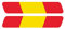 2X PEGATINAS BANDERA ESPAÑA PARA CASCO MOTO