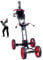 SHUKUILIUDT Golfwagen Golftrolley Elektrischer Golf-Trolley, Golf Caddy mit Schirmhaltern, 4-Rad Golf Push Cart mit Standplatz-Anzeiger, Carry Einfachen und Falten, for Golf-Liebhaber