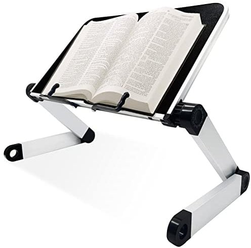 LYFETC Extra GroßEr BuchstäNder Ergonomischer BuchstäNder LesestäNder Faltbar Und Tragbar Buch StäNder Buch Halterung Buchhalter Kochbuchhalter KochbuchstäNder