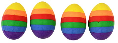 Rex London Rainbow Egg Erasers Rubbers erasers Cute Stationery, Kids | rubber, cute stationery, erasers, rubbers erasers, kids stationery, academic supply, school pencil topper, correction tools