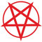 Spaß Kostet Aufkleber Pentagramm 666 Hell is here (Wetterfest)