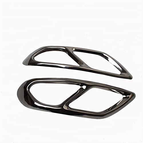 Auspuffblende Für Ford Für Mondeo 2013-2020 Auto Endschalldämpfer Auspuffrohr Ausgangsabdeckung Auto Endrohr (Farbe : Schwarz)
