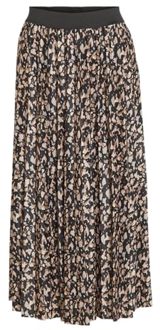 Vila Damen Vinitban Print Skirt-Noos Plisseerock