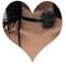 Atentuyi Collier Ras-de-cou Noir Boho Chaîne Rose Collier Ras-de-cou Noir En Dentelle Collier Ras-de-cou Floral Collier Ras-de-cou Noir En Fleurs Fête Fleur Collier Bijoux Femmes Filles Adolescentes