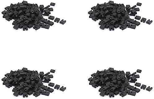 Censous 480 Stück 2,54 mm Standard PCB Shunts kurze Mini Jumper Cap Stecker