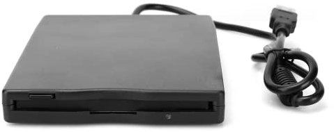 Uxsiya Diskettenlaufwerk, langlebiges tragbares Diskettenlaufwerk mit direkter Stromversorgung über USB-Schnittstelle für Windows 10