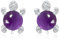 Schildkröte Ohrringe 925 Sterling Silber Schildkröte Ohrstecker Hypoallergene Amethyst Ohrringe Schildkröte Schmuck Geburtstag Geschenk für Kinder Frauen Mädchen