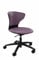 Sedus, Turn Around, tu-180, Bürostuhl, ergonomisch, klein, kompakt, für Büro/Praxis/Empfangsbereich/Home-Office, Nova Stoffbezug (Schwarzes Gestell, Grau-Violett)