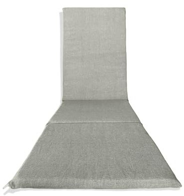 Il Tuo Artigiano Design Auflage fŸr Liege, VerlŠngerung 165x50x3,5 cm, Uni (hellgrau)