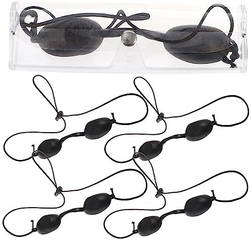Ipetboom 5stücke Laser Schutzbrillen Für Hautpflege Uv Infrarot-schutz Ergonomischer Augenschutz Für Led Lichttherapie Kompakt Und Bequem Für Beauty-maschinen Und Schlafumgebung