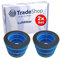 2x Trade-Shop Filter Rundfilter Ersatzfilter kompatibel mit Philips HU3918 HU3916 HU3915 HU2718 HU2716 Luftbefeuchter ersetzt FY3446/30