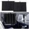 ZATOOTO Parasol Coche Lateral, Parasol Ventanas Traseras Coche, Protector Solar Coche para Dormir Camping, Protección UV, Protección contra el Calor, 2 Unidades
