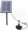 Irishom Solar-Wasserpumpe, Pumpe für Wasserspiel und Brunnen, mit 17-teiligem Doppelschicht-Düsenset, 7 W Solarbrunnenpumpe, eingebauter 3000 mAh Akku, 350 l/h Solar-Teichpumpe