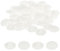 sourcing map 100PCS Screw Cap Covers, 17mm Waterproof Plastic Screw Decorative Caps for Phillips Cam Lock Nuts Self-Tapping Screws, Warm White