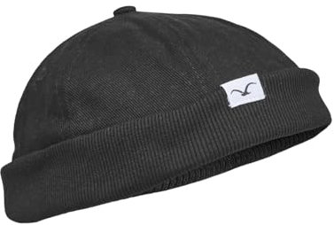 Cleptomanicx Docker Cap Brimless (Black)