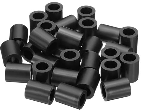PATIKIL M10 Round Electrical Outlet ABS Spacers Washer, 30 Pcs 10.2mm ID, 16mm OD, 20mm Length Without Threaded,Switch and Receptacle Spacers Hardware for M10 Screws