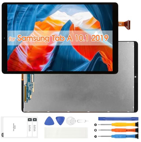 pour Samsung Galaxy Tab A 10.1 Écran LCD - pour Samsung Tab A 2019 LCD Display pour Galaxy SM-T510 T515 Écran Tactile Remplacement Numériseur Verre Capteurs Full Assemblée Kit de Réparation