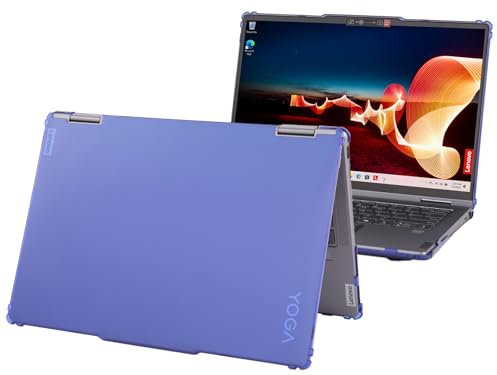 mCover case ONLY Compatible for 2023-2025 14 Lenovo Yoga 7 14IRL8 | 14IML9 | 14AHP9 Series 2-in-1 Windows Notebook Computers (NOT Fitting Any Other Models)- Blue