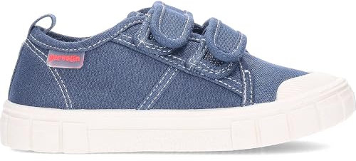 Garvalín - Zapatillas Barefoot de Lona Azules 252381-A089-24, Azul Marino