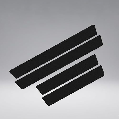 WENINETIES 4 Stück Einstiegsleisten Carbon für VW Caddy Maxi 2004-2025, Auto Türschweller Schutz Aufkleber Kratzfest Zubehör Einstiegsschutz Dekoration Pedal Cover,C