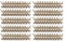 10er Set Jägerzaun Gartenzaun Set | Zaunfelder im Maß 250x100 cm (Breite x Höhe) + 20 x Querriegel 7x250 cm | aus braun druckimprägniertem Kiefer/Fichte Holz | Scherenzaun | Vorgarten-Zaun | Holz-Zaun