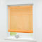 Joyswahl Raffrollo Voile Ösenrollo mit Haken Transparenter Vorhang Raffgardine mit Ösen BxH 120x140cm Orange 1er Pack